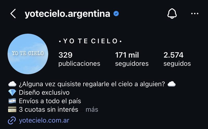 YO TE CIELO en Instagram — 171 mil seguidores